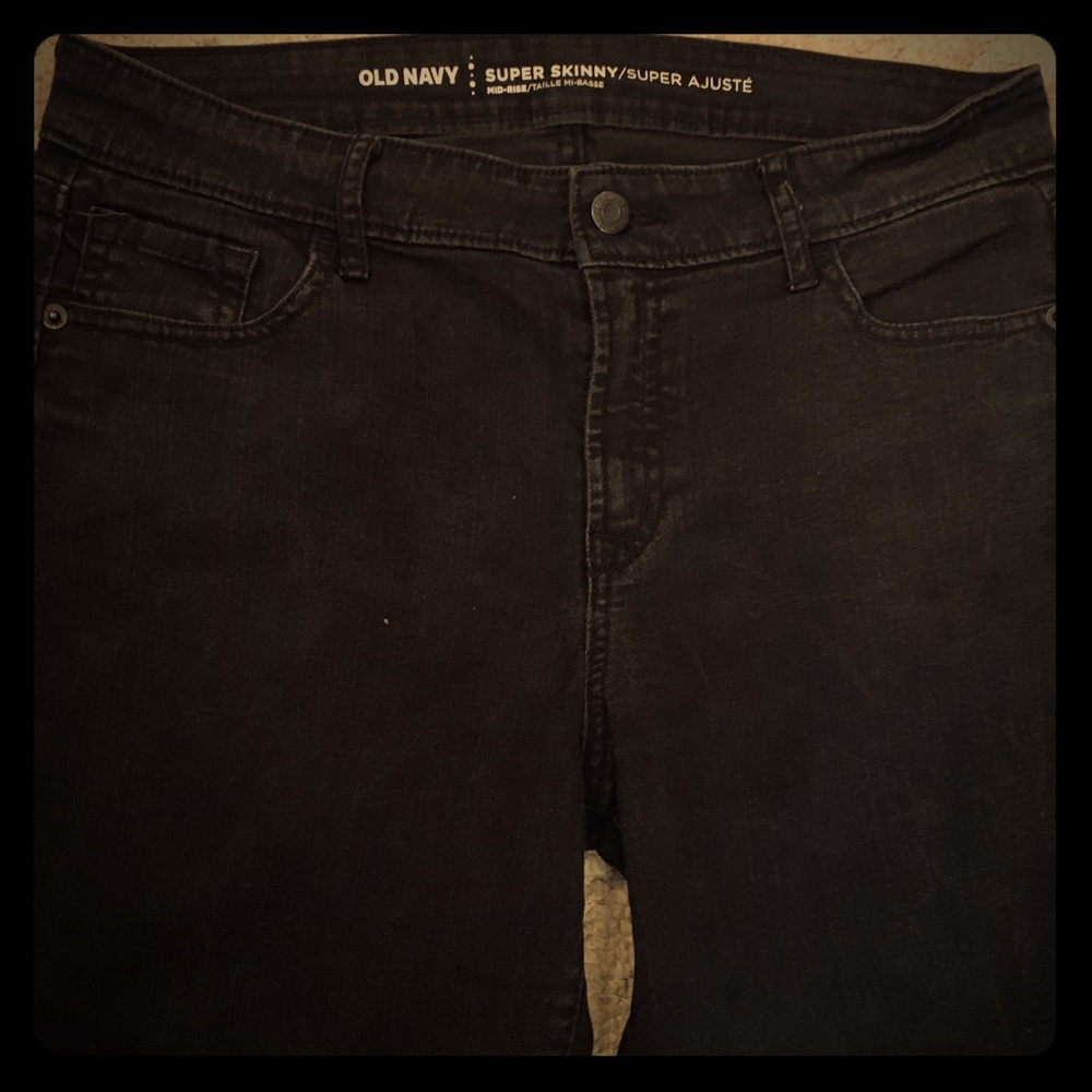 Old Navy Skinny Jeans-black